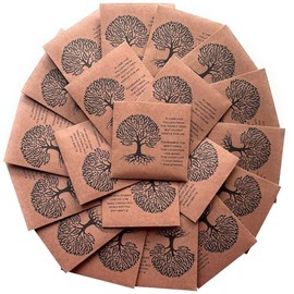 Forget Me Not Seeds - Tree of Life Funeral Favors - Prefilled Seed Packets - Ready to Give - Pack of 20