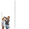 Kids Height Chart Wall Sticker | Measurement Ruler Height Decal,Portable