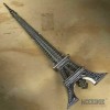 WarTech 10" Eiffel Tower Statue Executive Knife Letter Opener Blade