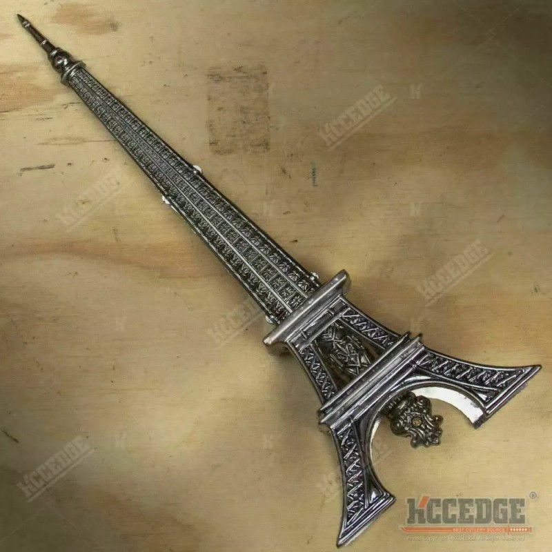 WarTech 10" Eiffel Tower Statue Executive Knife Letter Opener Blade
