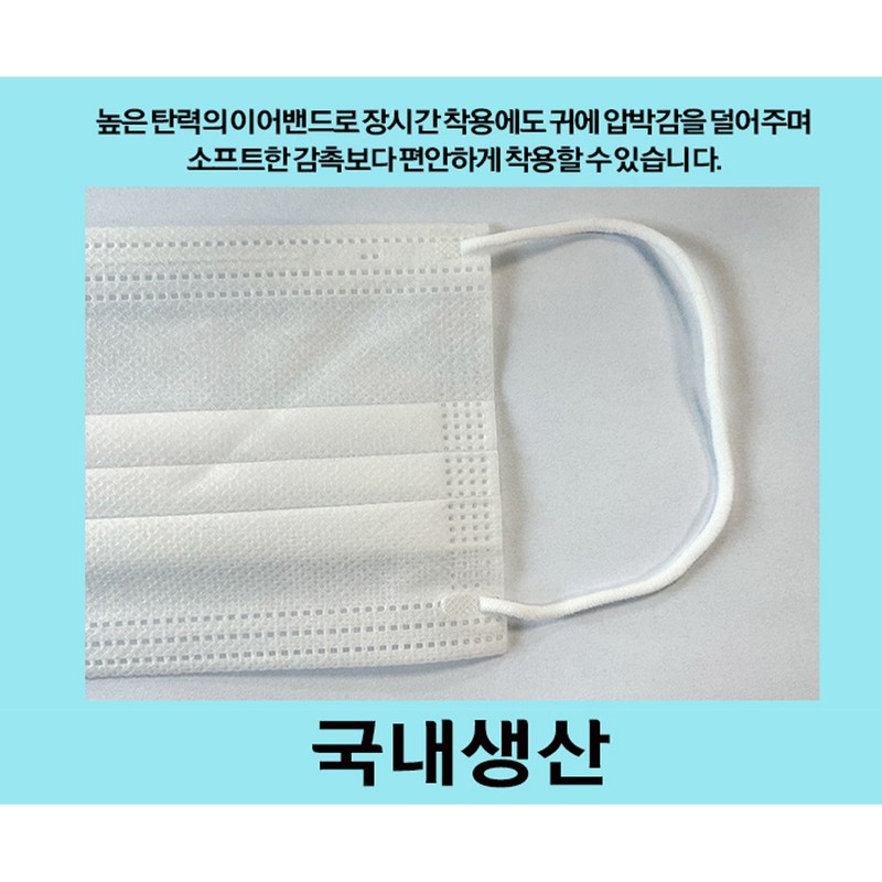 Ice Smile Mask Domestic dental mask 1200 sheets large white