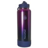 ThermoFlask Stainless Steel Water Bottle, 40 oz, 2-Pack (Purple/Green Brushed)