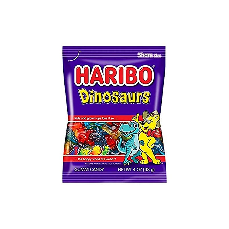 Haribo Gummi Candy, Happy-Cola, 4 oz. Bag (Pack of 12)