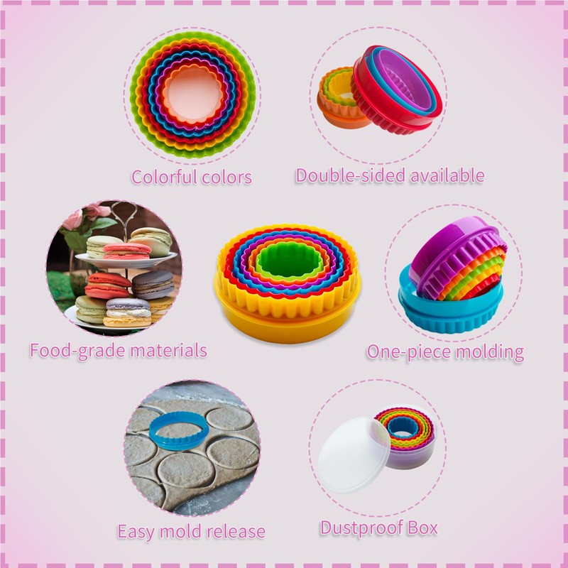 Cookie Cutter Set - 6 PCS Perfect for Baking Unique
