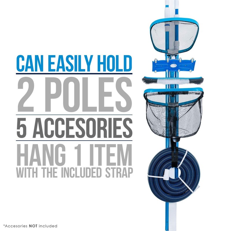 U.S. Pool Supply Pool Equipment Storage Rack Tool - Pool