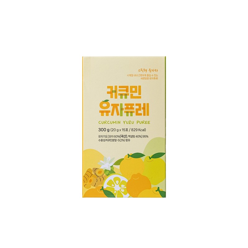 Curcumin yuzu puree 15 packets / 커큐민 유자퓨레 15포