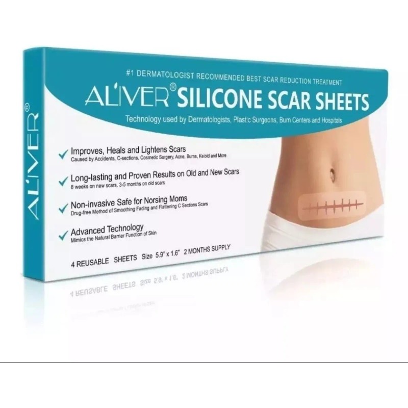Tiras Parches Silicona Reutilizables Silicon Abdominoplastia