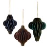 Ginger Ray Glitter Edge Honeycomb Hanging Christmas Tree Decorations -