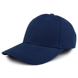 Trendy Apparel Shop Gorra de béisbol estructurada ajustable para niños, Azul marino/flor y brillo, Talla única