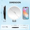 JJhxr 30X Magnifying Mirror with Lights, 6inch Makeup Magnified Mirror