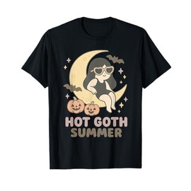Summerween Hot Goth Summer Pastel Gothic Cute Kawaii Women T-Shirt