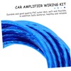 FUNOMOCYA 1set Car Amplifier Wiring Kit Gauge Installation Cable for