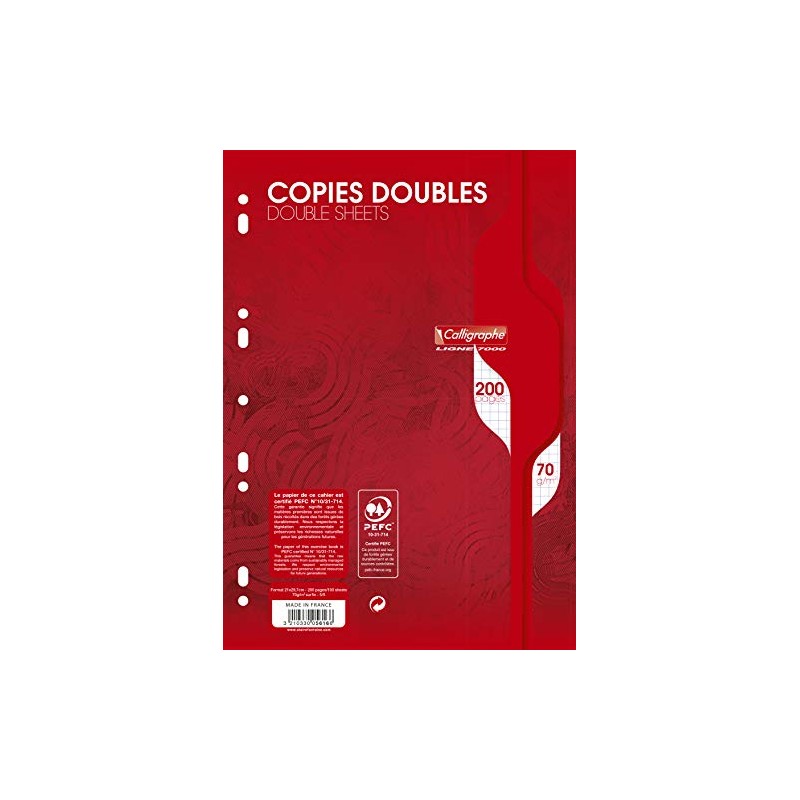 Clairefontaine 5616C - Pack of 100 Sheets Calligraphe Exam Sheets