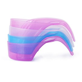 Baluue 3pcs Nail Care Soak Bowl Nail Gel Remover Tray for Softening Cuticles for Professional Personal Use for Treatments False Removal Random Color