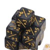 24 Dice Counters Acrylic Marble Creature Stats Clear Numbers Compatible