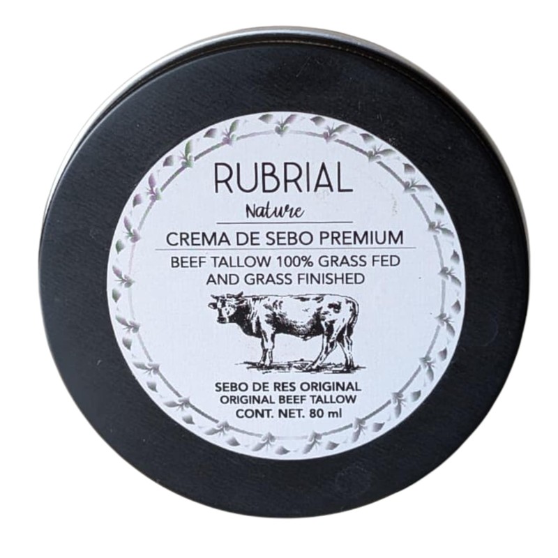 Crema de Sebo de Res Premium Rubrial 80 Ml