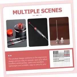 Artibetter 1 Juego Absorbedor De Tinta Pluma Fuente Convertidor De Tinta Estilográfica Kit Práctico Rellenar Estudiantes Y Oficinistas Ergonómico Y Duradero Inoxidable 12 Piezas