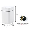 Airdeer Automatic Trash Can, 4 Gallon Self Sealing and Self-Changing