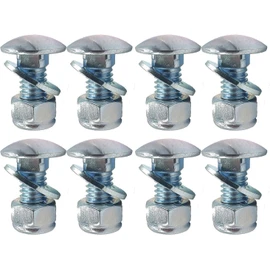 Pack of 8 784-5581A (5/16-18) 5/8" Carriage Bolts Nuts kit fits MTD Shave Plate Scraper Bar 790-00120-0637 Snow blowers