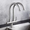 CUZRSIEYI Kitchen 304 Stainless Steel Kitchen Mixer Tap, 360° Swivel
