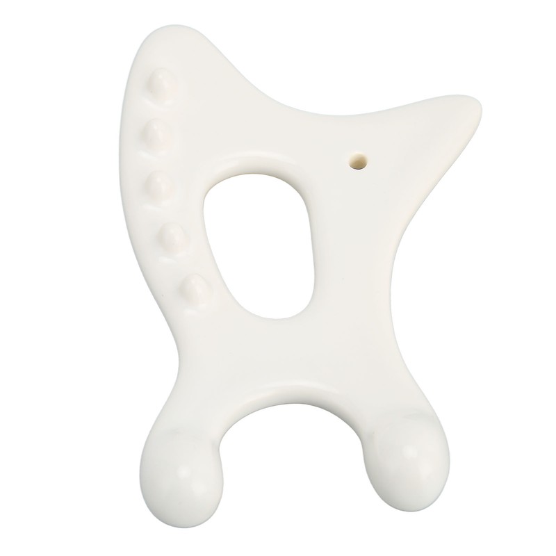 Ceramic Gua Sha Scraping Tool Ergonomic Rounded Edges Gua Sha