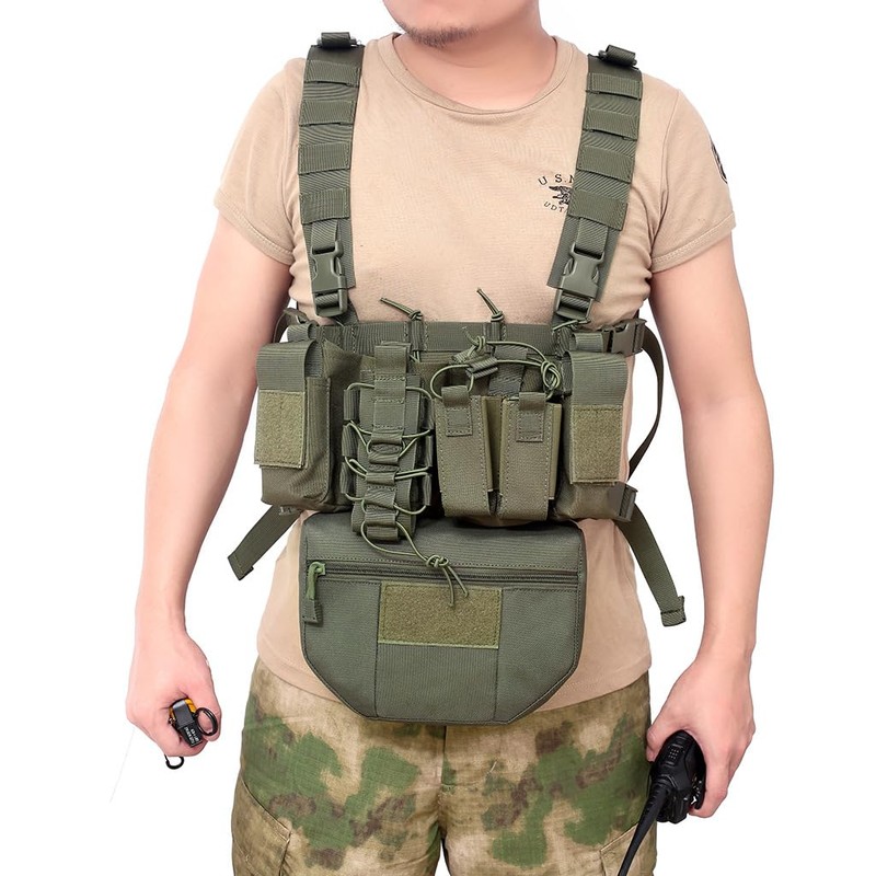 MUCHER Tactical Bag Tactical Drop Pouch for Chest Rig, Underbelly