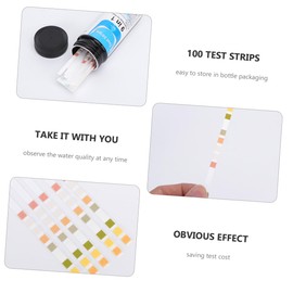 ULTECHNOVO 3sets Water Test Test Water Test Strips Tester Testing Papers Water Testing Papers Water Test Kit Hard Water Tester Test Paper Colorful 50pcs*3