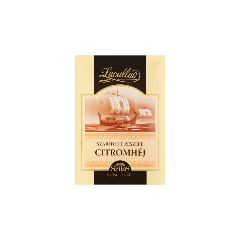 Lucullus Grated Lemon Peel, Dried and Ground, 10 g, Pack