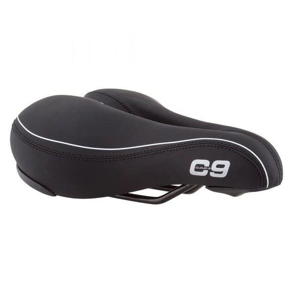 Sunlite Cloud-9 Bicycle Non-Suspension Comfort Saddle, Comfort Select, Tri-color