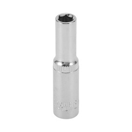 INFINAUTO Impact Socket 50mm for Car Motorcycle Dirtbike Repair Hardware Tool CR-V Silver Tone Durable 6 Point 6mm 1/4 Inch Drive