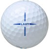 Bridgestone LADY Golf Balls, 2025 Model, 12 Balls, White L5WXJ