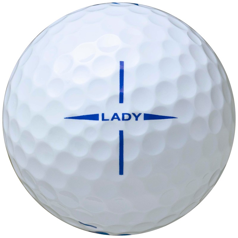 Bridgestone LADY Golf Balls, 2025 Model, 12 Balls, White L5WXJ