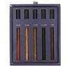 Rosewood Pencil Extender Holder Detachable Rotating Lengthener Stationery Supplies5Pcs