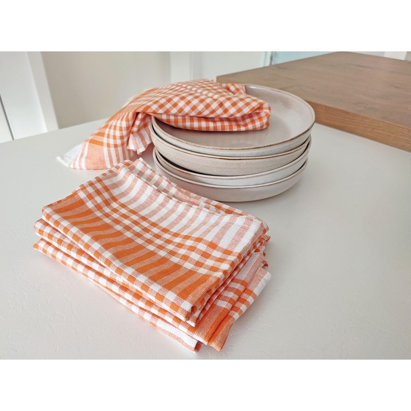 ZOLLNER Set of 5 Tea Towels, 50 x 70 cm,
