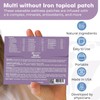 NUTRI-PATCH Multi Without Iron,Infused with D3,B Complex,Magnesium,Zinc.Topical Patch Designed to