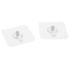 YDuupxe 12PCS Traceless Adhesive Hooks Reusable Wall Hooks No Residue Removal Strong Paste for Kitchen Bathroom Home