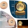 Artistic Gifts 3D Crystal Ball Night Light | Dimmable Engraved
