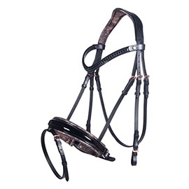HKM Sofia Bridle Black/Rose Gold Warmblood