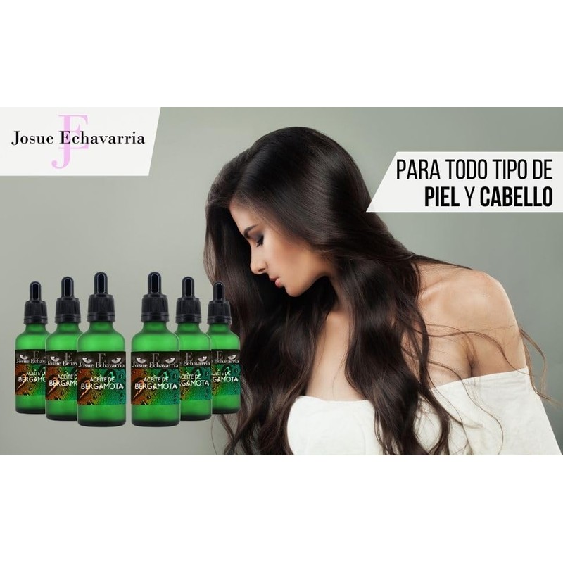Aceite de Bergamota Puro Tratamiento para piel y cabello 10