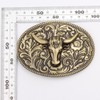 WOTOY Bronze Bull Belt Buckle