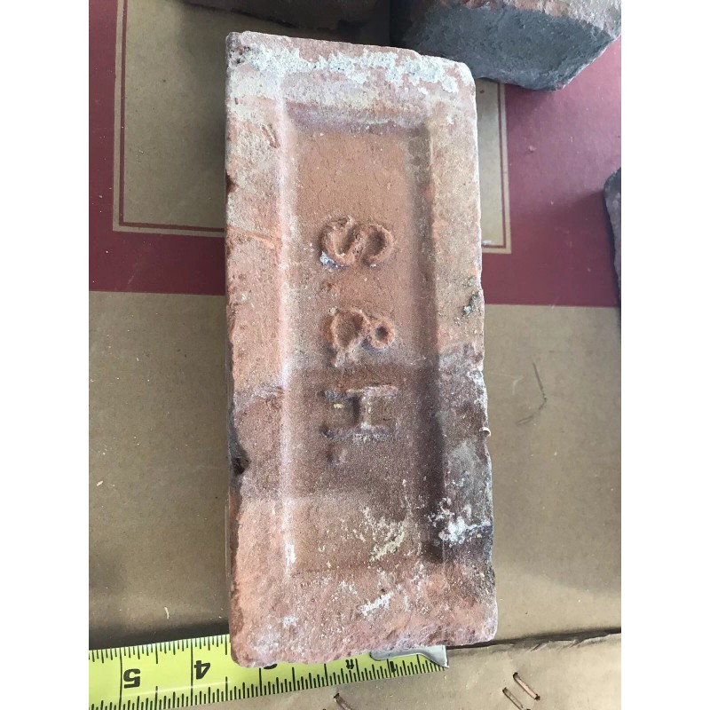 Antique 130 Year Old Historic Clay Bricks Salvage For Restoration