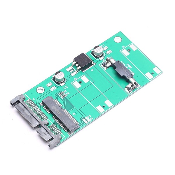 DEVMO mSATA to SATA 3.0 Adapter Converter Card 50mm mSATA