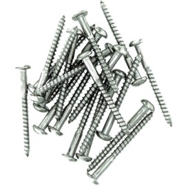 No.8 x 0.98 (4.0mm x 25mm) Pozi Pan Wood Screw - Stainless Steel (A2) (Pack of 20)
