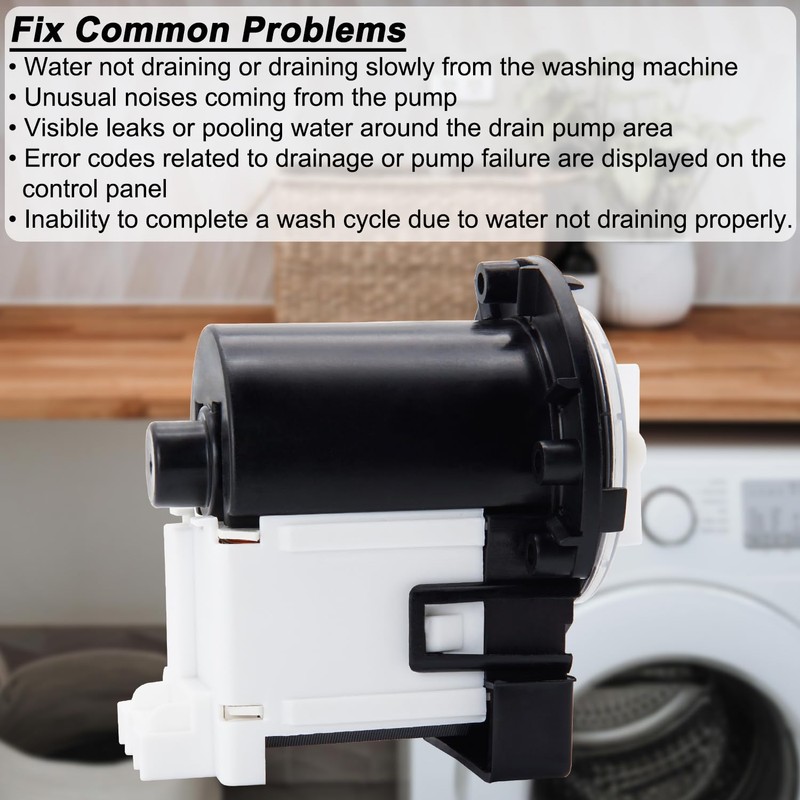796.41262610 796.41162411 796.41072311 Washer Drain Pump for Kenmore