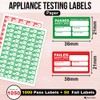 Pat Testing Labels Pack of 1050 Pat Test Pass Stickers