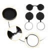 Binoculars Cover, 3 Pieces 42 mm Lens Cover, Rubber Dust