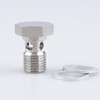 AC PERFORMANCE M14x1.5 Metric Stainless Steel 4 Holes Banjo Bolt