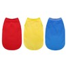 Upgrade Your Pup's Wardrobe: 3-Pack Sleeveless Cotton Dog Shirts for