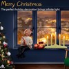1 Pack Electric Window Candle Lamp, 5 Light Christmas Candle