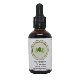 Lugols Iodine Solution 15% - 60ml - with Glass Pipette